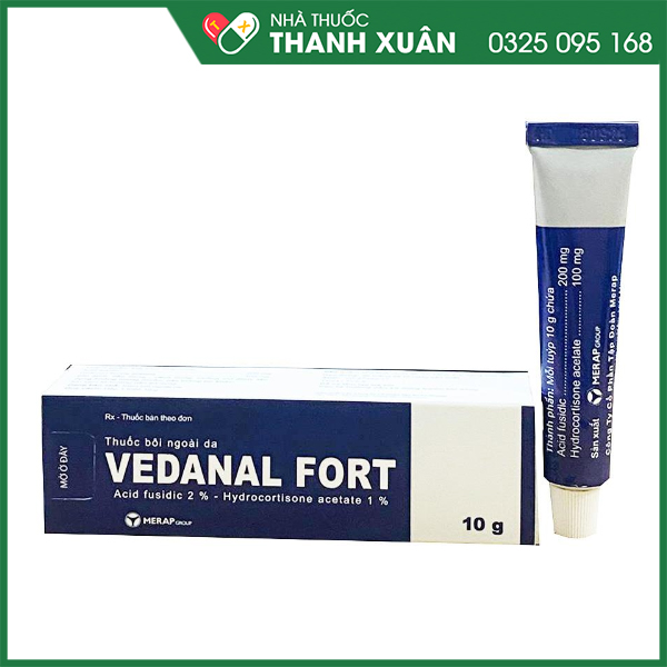 Vedanal Forte 10g điều trị viêm da